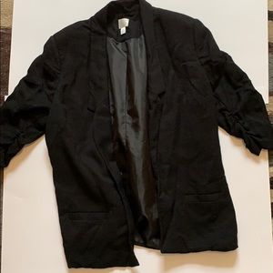 LC Black, 3/4 Sleeve Blazer